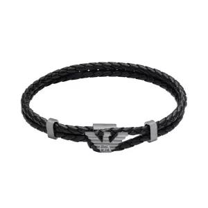 [공식본사정품] 아르마니 EGS3322060 가죽 팔찌