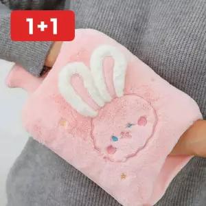 보온물주머니 핫팩 쿠션 토끼 포켓 겨울 복부 따뜻 허리