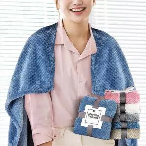 극세사 무릎담요 겨울 블랭킷 어깨 망토 캠핑 차박 휴대용 밍크 똑똑이 소형