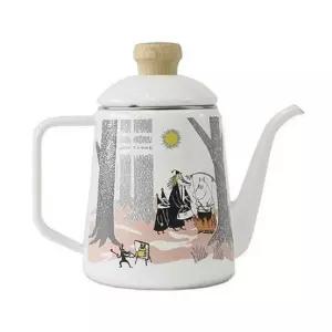 에지리 무민 핸드드립 커피 주전자 포레스트 인덕션 법랑 포트 1L