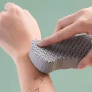 ( )샤워 타올 바디 스폰지 여행용 스펀지 거품 목욕 퍼프 때수건 해면