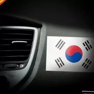 디자인 스티커 차량용 태극기 대한민국 데칼 용품 스티커 자동차 차량 태극기 문양
