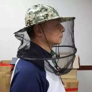 망사 남성 폴리에스테르 여성 농업용 작업용 모자 와이드챙 방지 방충망 해충 방지 통기성 벌레 모자 낚시