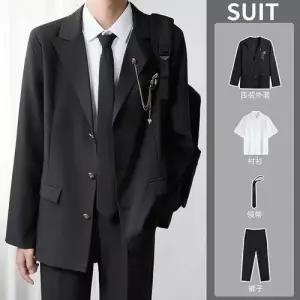 윈터솔져 남친 벌 정장세트 성인식 데일리룩 정장 제복 코트 패드 급반복 세트 교내 졸업 어깨 양복 KUK1