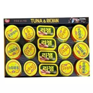 튜나리챔 동원 64호 선물세트 1개 쇼핑백 포함 통조림