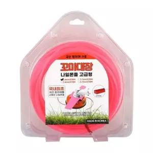 [콩심팥심]예초기나일론줄 2.4mm X 70m 예초기 나이론줄 형 꼬마대장정품