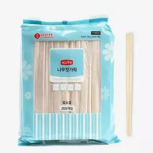 업소형 200개입 나무젓가락 위생젓가락