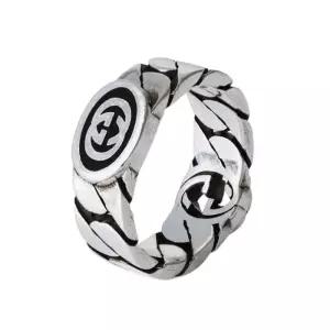 (케이스,쇼핑백포함)(공식매장AS가능)선물포장  와이드 인터로킹 G 반지 실