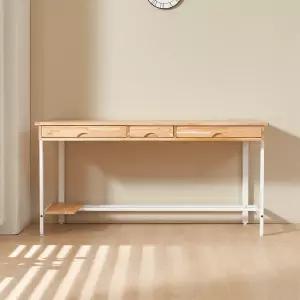 [우아미가구]리슬온 참죽 원목 책상 1500