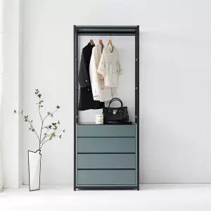 [우아미가구]앤슬 시스템 드레스룸 아일랜드 서랍 행거 800