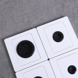 고무 패드 케이블 커버 소켓 장식 구멍 보관 패널 정리함 블랭크 콘센트