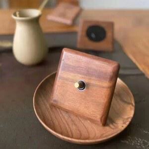 유럽 빈티지 램프 전원 스위치 소켓 황동 우드 솔리드 FR 보드 토글 EU 86X86MM 표준 앤티크 RU