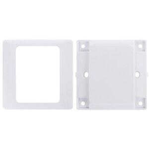 전기 스위치 소켓 보드 플레이트 콘센트 패널 베젤 커버 ABS 화이트