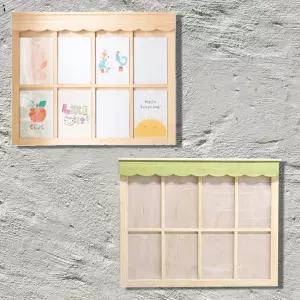 어린이집 원목 알림판 아크릴 유치원 학교 게시판 학원 코르크