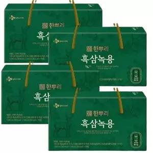 [단비] CJ 추석선물세트 한뿌리 흑삼녹용병 10입 x 4박스