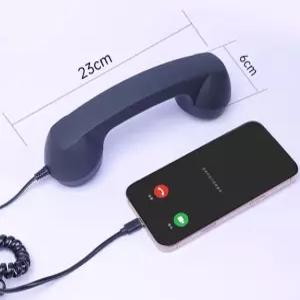 휴대폰 수화기 핸드셋 연결 전화기 C타입 레트로 핸드폰