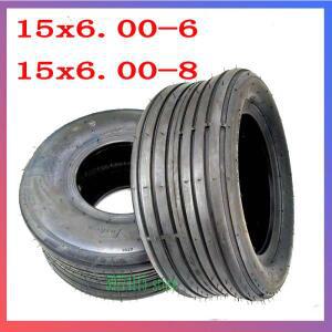 전기 스쿠터 바퀴용 15인치 진공 타이어 전면 후면 15x6.00-6 휠 모터 튜브리스
