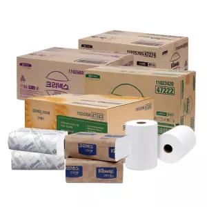크리넥스 드라이셀 종이티슈 핸드타월 페이퍼타월