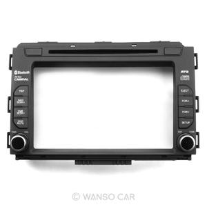 JY커스텀 올뉴카니발 오디오일체형 내비마감재 7/8인치 - 집중키타입 /완소카/내비게이션매립/네비게이션/