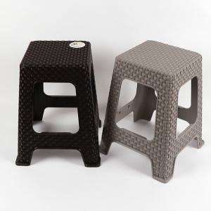 플라스틱 라탄의자 사각의자 보조 실내 야외 행사 간이