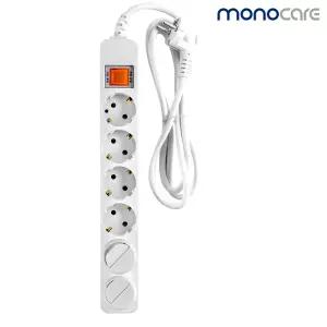 대현 모노케어 멀티탭 6구 접지 16A 스위치 1.5M 3M 5M 10M 전기연장선 2800W