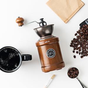 커피 원목 세라믹 핸드밀 커피분쇄기 오픈형 KC-7