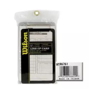 윌슨 WTA6761 라인업카드 30매 야구용품 야구오더지