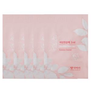 댕기머리 서린 일회용 여성청결제 4ml x 1000개 여행용 휴대용 여성 세정제 청결제