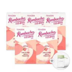 티젠 콤부차 피치 10스틱X5박스 (보틀 증정)