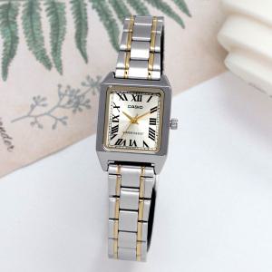 LTP-V007SG-9B 카시오 사각프레임 여성 메탈 시계 c151