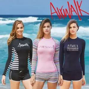 [NS홈쇼핑]에어워크서프 여성래쉬가드세트 티셔츠+보드숏 모음B /레쉬가드/래시가드/수영복..