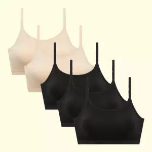 아이엠속옷 주니어 학생 브라 5p 노와이어 일체형패드 중학생 청소년 브래지어