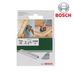 보쉬 충전 타카핀 타카심 스테이플러심 ㄷ자형 type53 6mm 1000pcs 2609255819
