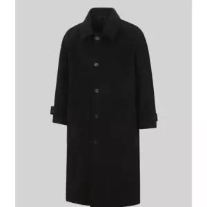 [킨록바이킨록앤더슨](신세계 사우스시티)울 캐시미어 혼방 오버핏 이중직 롱코트