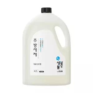 생활물가 주방세제 레몬민트향 4.2L, 1개