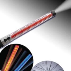 Ver2.0 미드미-다기능 신호봉 경광봉 (적/청색-직경40xL400mm) 도로 교통 주차 신호 교통안전