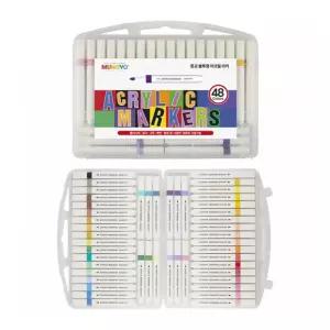 문교화학 불투명 드로잉 디자인 아크릴마카 48색