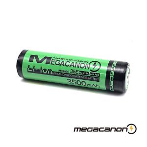메가캐논 18650 삼성SDI INR18650-35E 13A 고방전 보호회로 MEGACANON 3500mAh
