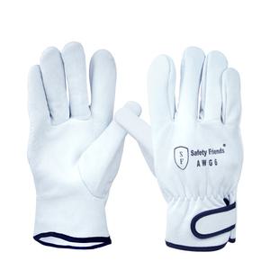 SF 티그 알곤장갑 용접장갑 AWG-6 부드러운 염소가죽 백색 내피유 덧댐무
