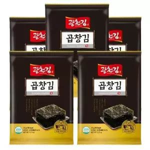 광천김 곱창김 조미전장김 20g x 10봉 /재래김/조미김/구운김