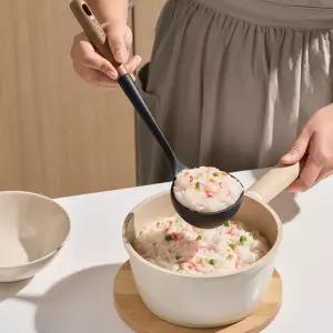 트루쿡 북미산 월넛 실리콘 조리도구 국자, 1개