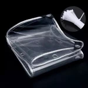 두꺼운 투명 비닐 천막 비닐막 바람막이 방풍 현관 창문 베란다 텐트 천막 PVC