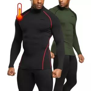 테슬라 언더레이어 기모 터틀넥 티셔츠 골프이너웨어 2팩 TM-YUT22