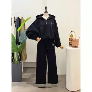 [대구백화점] [4CUS]하트 자수 후드티 팬츠 세트(24FW4J9ST5000)