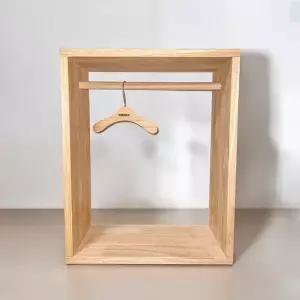 기글리 강아지 원목 옷장 고양이 행거 빈티지나무 단품