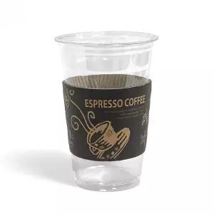 PET 92파이 14/16/20호환 테이크아웃 아이스컵 홀더 검정커피잔 1박스 1000개