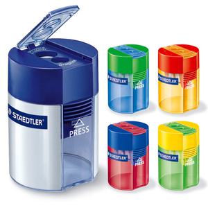 스테들러 연필깎이 512 2홀 색상랜덤 휴대용 연필