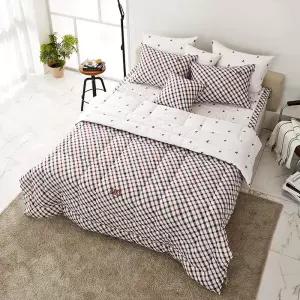 [롯데백화점]닥스 아사 테디스 브라운[6온스] 퀼트이불 퀸