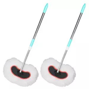 2개세트 밀크실크 셀프세차 밀대 청소솔 세차 브러쉬 120cm