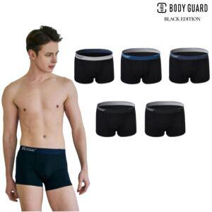 보디가드 블랙에디션 드로즈 5p 트렁크 사각 팬티 속옷